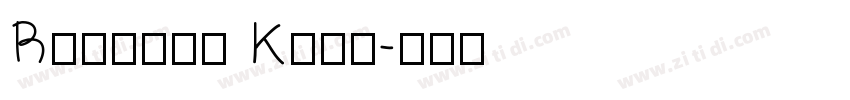 Richela Kids字体转换